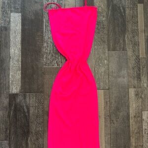 Elegant Pink Women's Dress